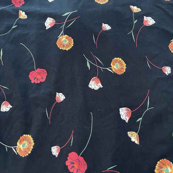 J. Jill Women Jersey Sleeveless Shirt Dress Plus Size 4X Black Floral NEW NO TAG - Picture 14 of 14